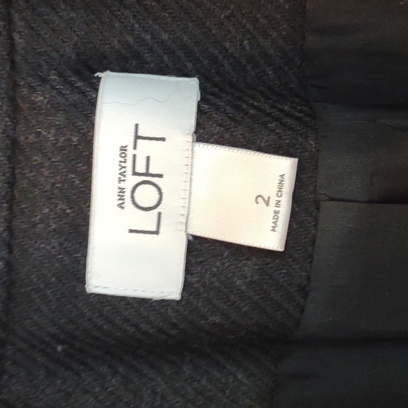 Pristine wool blend tweed blazer/jacket by Ann Taylor LOFT size 2! - Picture 2 of 7